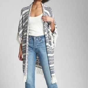 Boho Striped Tassel Cardigan